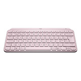 Teclado Bluetooth Logitech Master Series Mx Keys Mini Amv Cor Rosa Idioma Espanhol
