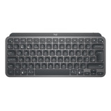 Teclado Bluetooth Logitech Master Series Qwerty Inglês Internacional Cor Grafite Com Luz Branco