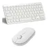 Teclado Bluetooth + Mouse Para iPad 10 Geração 10.9 Cor Branco