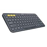 Teclado Bluetooth Multidispositivo Logitech K380 Cinza Escuro 920 007558 