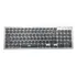 Teclado Bluetooth Oex Qwerty Português Brasil Cor Cinza E Preto