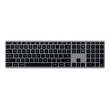 Teclado Bluetooth Satechi Slim Qwerty Inglês Us Cor Cinza