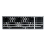 Teclado Bluetooth Satechi Slim St btsx2m Qwerty Inglês Us Cor Cinza E Preto