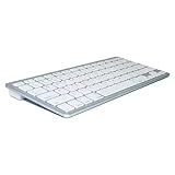 Teclado Bluetooth Universal Sem Fio Para Ipad, Iphone, Android, Mac E Pc. Design Compacto, Conectividade Rápida (branco)