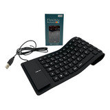 Teclado Borracha Flexivel Dobravel
