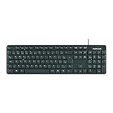 Teclado C3plus Usb Kb-15bk Preto - Layout Abnt2 Membrana Sistema Anti-respingo Compatível Com Pc/mac E Linux