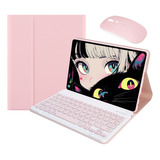 Teclado Capa E Mouse Para iPad 6 Geração 9 7 A1893 A1954