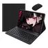 Teclado  Capa  Mouse Para iPad Pro 11  m4  2024 A2836 A2837 Cor Preto   Preto Teclado   Preto Carregamento Bluetooth Mouse