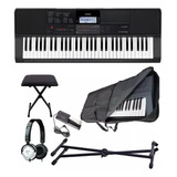 Teclado Casio Portable Ct x700 61 Teclas C Capa E Kit
