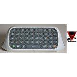 Teclado Chatpad Para Controle De Xbox 360 Branco Coleção