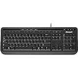 Teclado Com Fio 600 Usb Preto Microsoft   ANB00005