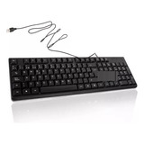 Teclado Com Fio Silencioso Abnt2 Te101 Português