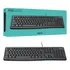 Teclado Com Fio Usb Logitech K120 Com Layout Abnt2 Cor De Teclado Preto Idioma Português Brasil Qwerty