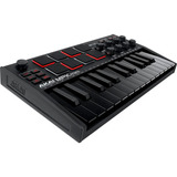 Teclado Controlador Midi Akai Mpk Mini Mk3 Black Drum Pad