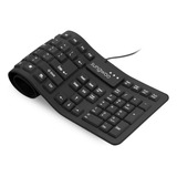 Teclado De Silicone Dobrável Sungwoo Com Cabo Usb Imperm