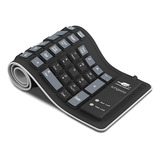 Teclado De Silicone Dobrável Sungwoo Usb Com Fio À Prova D á