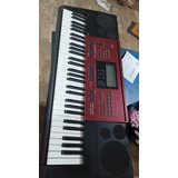 Teclado Digital Vermelho Sequenc 5 8 Casio 61 Teclas Ctk6250