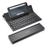 Teclado Dobravel Cinza Para