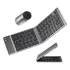 Teclado Dobrável Portátil Bluetooth E Mouse Sem Fio Wireless
