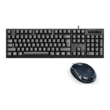 Teclado E Mouse Com Fio Usb Maxprint Essential Preto