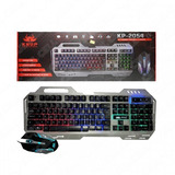 Teclado E Mouse Gamer Usb Led Rgb Luminoso