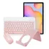 Teclado E Mouse Sem Fio P/ Tablet Galaxy Tab S6 Lite P625
