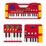Teclado Eletrônico Infantil 32 Teclas Grava Reproduz Piano