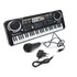 Teclado Eletrônico Música Digital Preto Elétrico Instrumento