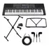 Teclado Estudante Spring New Tc-161 Tipo Yamaha + Suporte