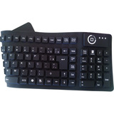 Teclado Flexível De Silicone Dobrável Usb P Notebook Pc