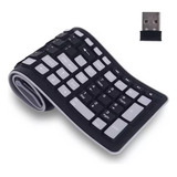 Teclado Flexível De Silicone Dobrável Usb Para Notebook