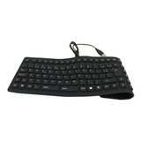Teclado Flexível De Silicone Usb Dobrável Notebook