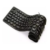 Teclado Flexível De Silicone Usb Dobrável Portatíl Duki