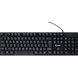 Teclado Full Size Abnt2 Preto Escritório