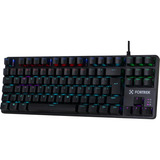 Teclado Gamer Fortrek Black Hawk Compact Rainbow Mecânico