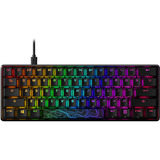 Teclado Gamer Hyperx Alloy Qwerty Hyperx Lineal Red Inglês Us Cor Preto Com Luz Rgb