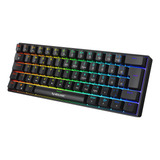 Teclado Gamer Mecânico Neologic Precision Pro Dark 60 Rgb H