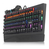 Teclado Gamer Mecânico Pc Philips Momentum Usb Switch Blue