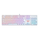 Teclado Gamer Mecanico Redragon Mitra Rgb K551w Outemu Black