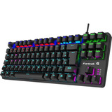 Teclado Gamer Mecânico Rgb Fortrek Black Hawk Compact