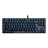 Teclado Gamer Mecânico T dagger Tgk 313 bl Bora Espanhol