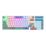 Teclado Gamer Onikuma G38 Mecânico Switch Brown Us Branco