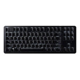 Teclado Gamer Razer Qwerty Razer Orange Inglês Us Cor Black Com Luz Branco