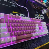 Teclado Gamer Rosa Mecânico Ck550