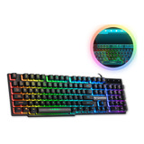 Teclado Gamer Semi Mecanico