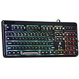 Teclado Gamer Semi Mecânico Led Rgb 12 Funções Multimídia Anti Ghosting Abnt2 Usb Para Pc Notebook Mac Os