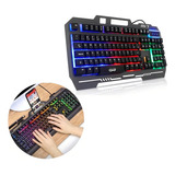 Teclado Gamer Semimecanico Rgb