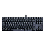 Teclado Gamer T dagger Bora White Rgb Espanhol Tgk 315w rd