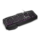 Teclado Gamer Warrior Clancy Rgb Macro Tc241