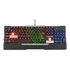 Teclado Gamer Warrior Wakiza Semi Mecânico Rainbow   Tc208